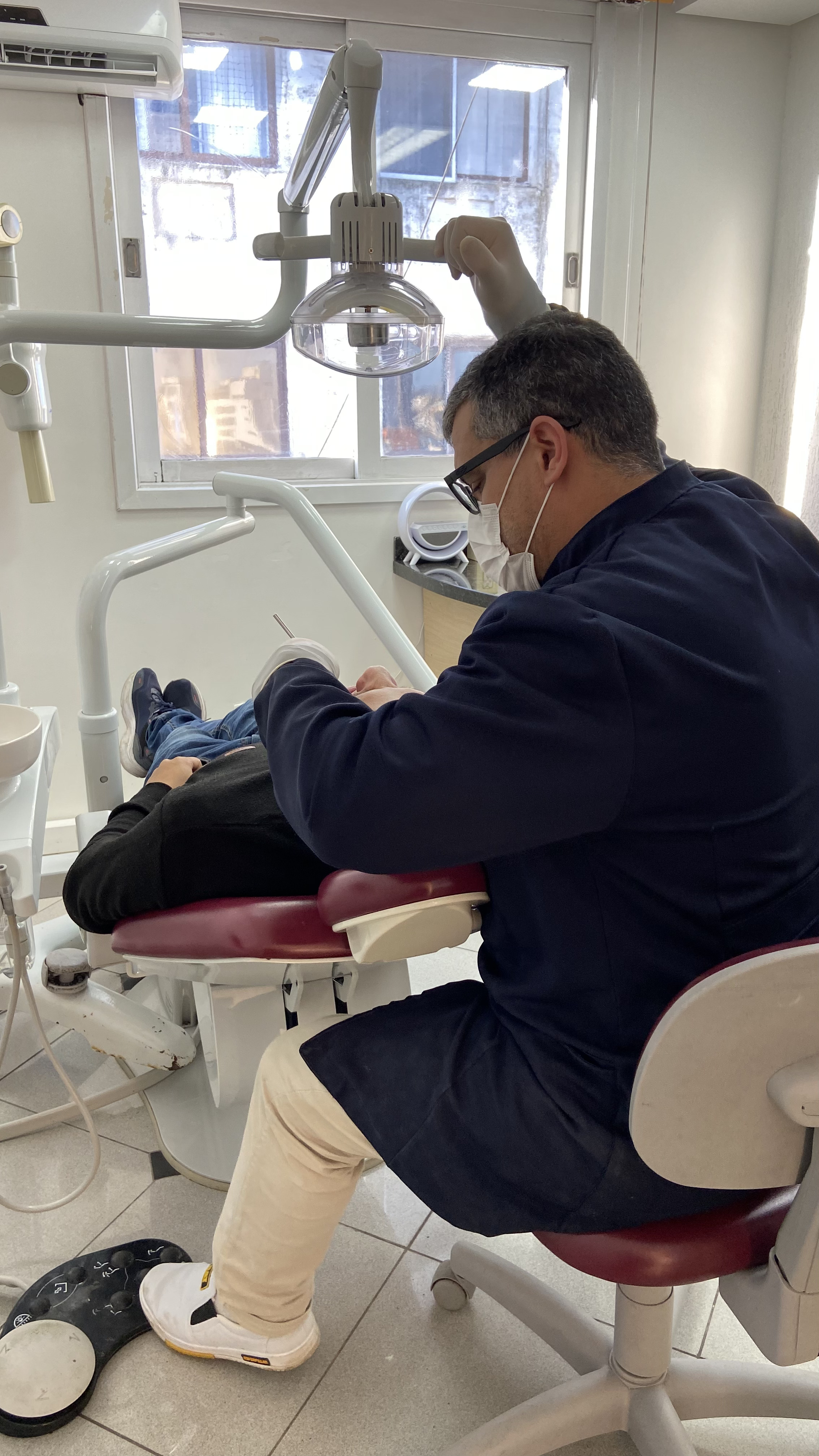 Paciente interagindo com o consultório 1